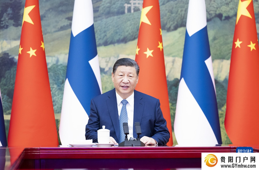 习近平同芬兰总统尼尼斯托举行视频会晤(图2)