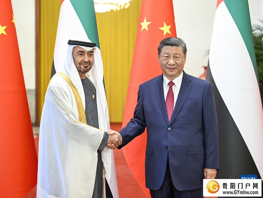 习近平同阿联酋总统穆罕默德会谈(图2)