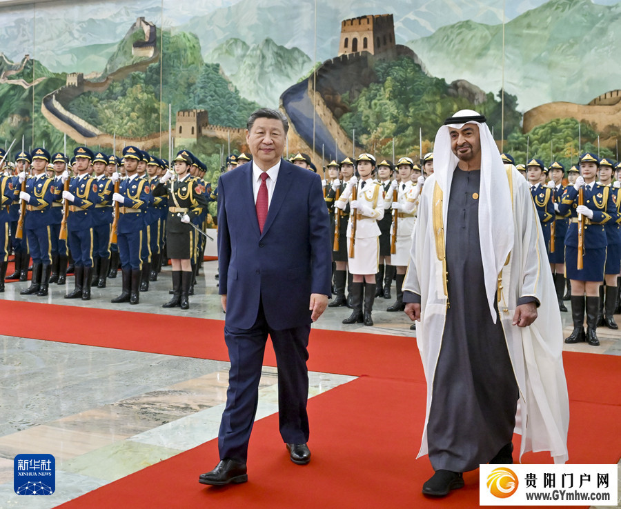 习近平同阿联酋总统穆罕默德会谈(图5)